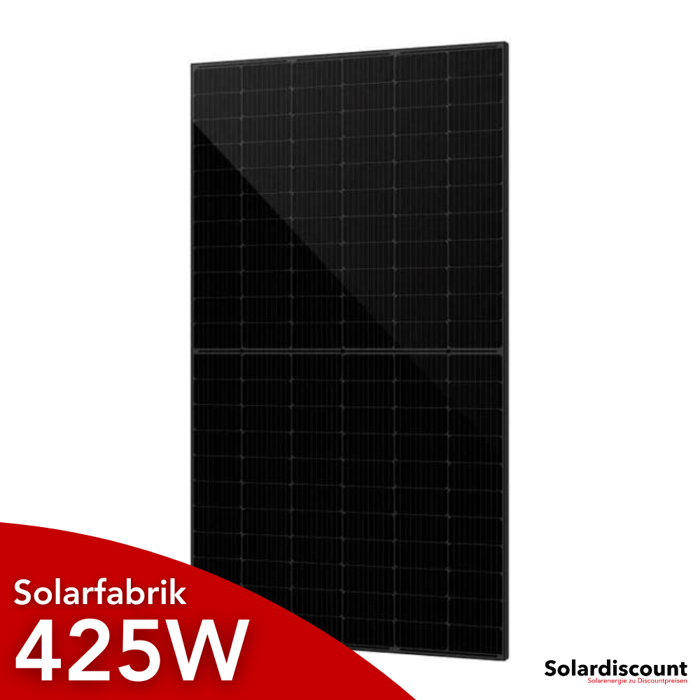 Solarfabrik Solarmodul 425W Full Black Bifacial