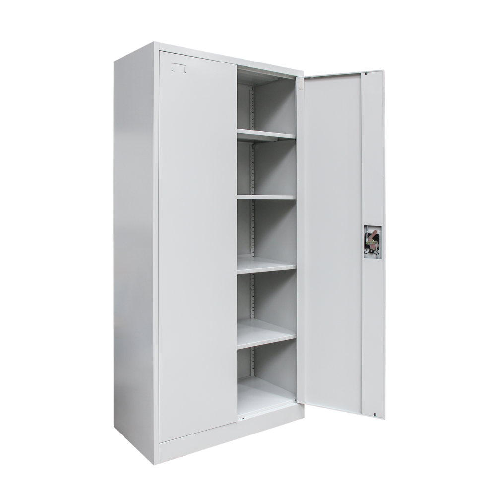 3er Set Stahlschrank XL Lichtgrau 1950 x 900 x 450 cm