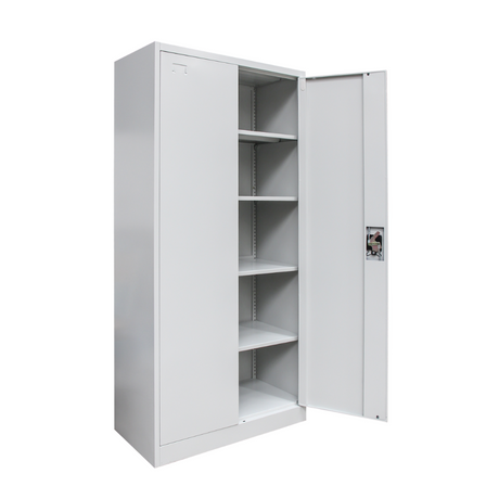 3er Set Stahlschrank XL Lichtgrau 1950 x 900 x 450 cm