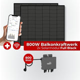 Balkonkraftwerk Komplettset 800W Black Frame
