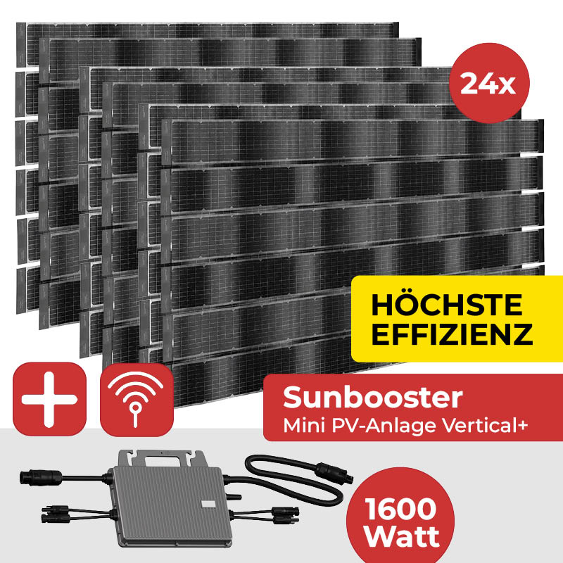 Mini PV-Anlage Sunbooster VERTICA 1600 W